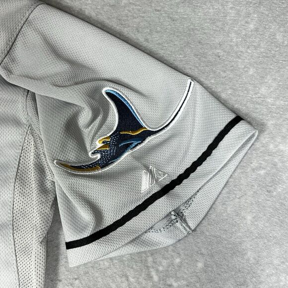 Tampa Bay Rays MLB Authentic Majestic Jersey Evan Longoria #3 Men SZ 48 Medium - Picture 9 of 11